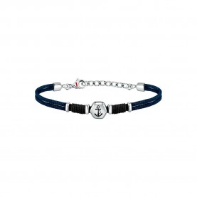бижутерия,sector,marine,anchor,bracelet,silver,(blue)
