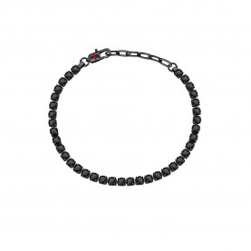 бижутерия,sector,tennis,sann42,bracelet,silver,(black,crystals)