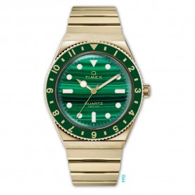 часовник,часовници,timex,q,watch,golden,green,(golden)