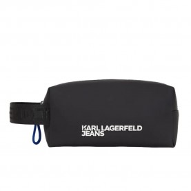несесер,тоалетни,принадлежности,karl,lagerfeld,coated,pu,wash,bag,black