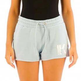 къси,панталони,дамски,панталони,karl,lagerfeld,k,logo,sweat,shorts,celestial,blue,(grey)