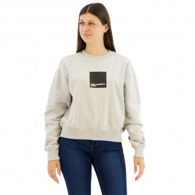 блуза,дамски,блузи,karl,lagerfeld,reg,box,logo,sweatshirt,beige,(high,rise)