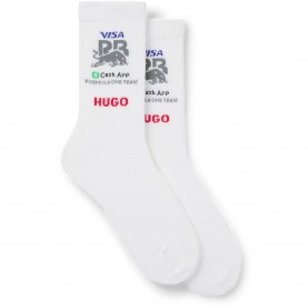 чорапи,мъжки,чорапи,hugo,rib,rb,10270672,socks,2,pairs,white,(white)