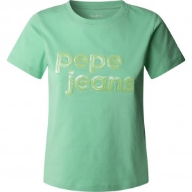 Тениска Pepe jeans Aria short sleeve T-shirt - Green (Fresh Green) тениска,дамски,тениски,pepe,jeans,aria,short,sleeve,t,shirt,green,(fresh,green)