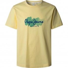 тениска,мъжки,тениски,pepe,jeans,milton,short,sleeve,t,shirt,shine,yellow,(yellow)