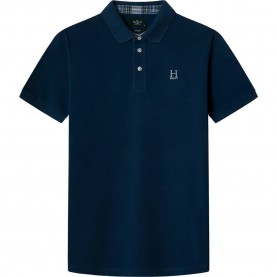 мъжки,блузи,с,яка,hackett,heritage,madras,trim,short,sleeve,polo,blue