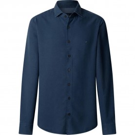 риза,с,дълъг,ръкав,мъжки,ризи,hackett,gmd,texture,long,sleeve,shirt,blue,(dark,denim,blue)