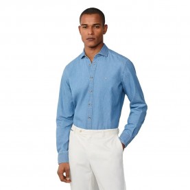 риза,с,дълъг,ръкав,мъжки,ризи,hackett,indigo,dobby,long,sleeve,shirt,blue
