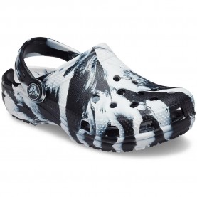 детски,сандали,и,чехли,crocs,classic,marbled,clogs,white,(black,white)