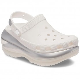 мъжки,сандали,мъжки,джапанки,и,чехли,crocs,mega,crush,metallic,clogs,white,silver,(white)