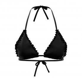 дамски,бански,костюми,hugo,ruffle,10269296,01,triangle,bikini,top,black