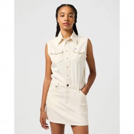 рокля,дамски,поли,и,рокли,wrangler,112362614,sleeveless,dress,beige