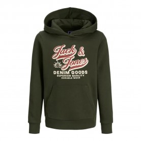 суичър,детски,блузи,jack,&,jones,logo,2,col,hoodie,duffel,bag,(green)