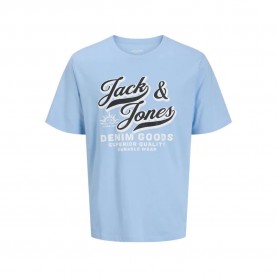 тениска,детски,тениски,jack,&,jones,logo,2,col,short,sleeve,t,shirt,chambray,blue,(blue)