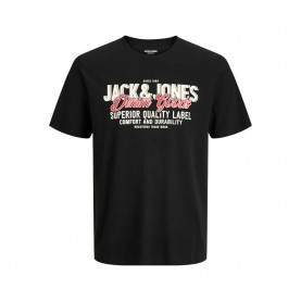 тениска,мъжки,тениски,jack,&,jones,logo,2,col,sn,short,sleeve,t,shirt,black,(black)