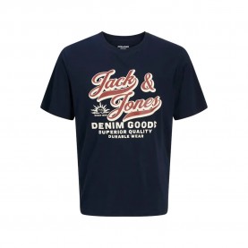 тениска,мъжки,тениски,jack,&,jones,logo,2,col,sn,short,sleeve,t,shirt,sky,captain,(blue)