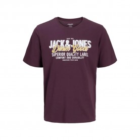 тениска,мъжки,тениски,jack,&,jones,logo,2col,plus,size,short,sleeve,t,shirt,plum,perfect,(purple)