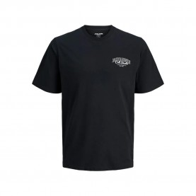 тениска,мъжки,тениски,jack,&,jones,makoto,short,sleeve,t,shirt,black,small,print,(black)