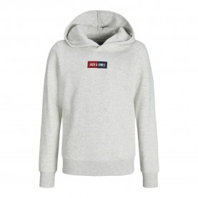 суичър,детски,блузи,jack,&,jones,pan,hoodie,white,melange,(white,grey)