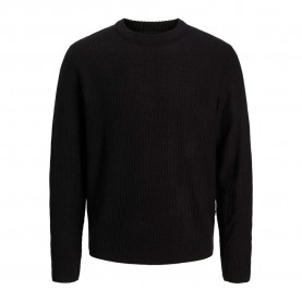 Блуза Jack & jones Roy sweater - Black (Black) блуза,мъжки,пуловери,jack,&,jones,roy,sweater,black,(black)