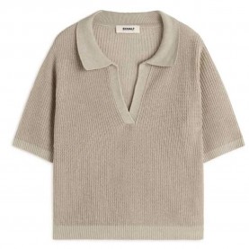 дамски,блузи,с,яка,ecoalf,adelfa,short,sleeve,polo,beige