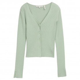 жилетка,дамски,пуловери,дамски,плетени,дрехи,tom,tailor,knit,rib,cardigan,green,(fresh,mint,green)