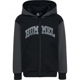 блуза,детски,блузи,hummel,alvin,full,zip,sweatshirt,black