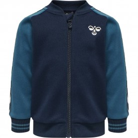блуза,детски,блузи,hummel,glow,full,zip,sweatshirt,blue,(black,iris)