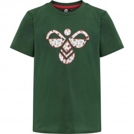 тениска,детски,тениски,hummel,santa,short,sleeve,t,shirt,hunter,green,(green)
