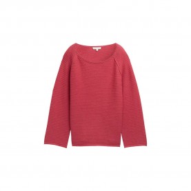 блуза,дамски,блузи,tom,tailor,knit,structured,sweatshirt,red,(berry,red)