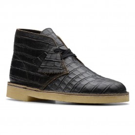Обувки Clarks shoes Desert boots - Black (Black Crocodile Distress) обувки,дамски,боти,дамски,високи,обувки,за,ходене,clarks,shoes,desert,boots,black,(black,crocodile,distress)