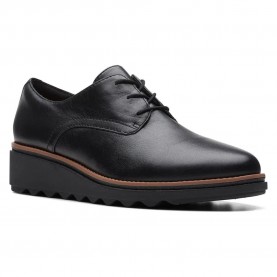 Обувки Clarks shoes Sharon Rae Narrow shoes - Black (Black Leather) обувки,дамски,обувки,clarks,shoes,sharon,rae,narrow,shoes,black,(black,leather)