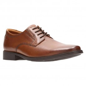 обувки,мъжки,обувки,clarks,shoes,tilden,plain,shoes,dark,tan,leather,(brown)
