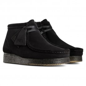 Обувки Clarks shoes Wallabee boots - Black (Black Suede) обувки,дамски,боти,дамски,високи,обувки,за,ходене,clarks,shoes,wallabee,boots,black,(black,suede)