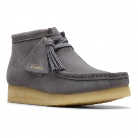 Обувки Clarks shoes Wallabee shoes - Grey (Grey / Blue Suede) обувки,дамски,обувки,clarks,shoes,wallabee,shoes,grey,(grey,blue,suede)