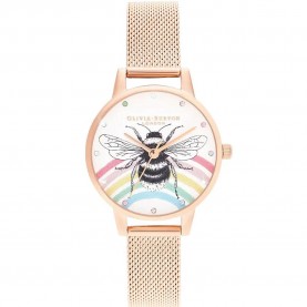 часовник,часовници,olivia,burton,ob16wl90,30,mm,watch,golden,(pink,multicolor,mineral)