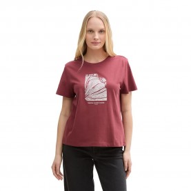 тениска,дамски,тениски,tom,tailor,basic,crew,neck,short,sleeve,t,shirt,burnt,russet,(pink)
