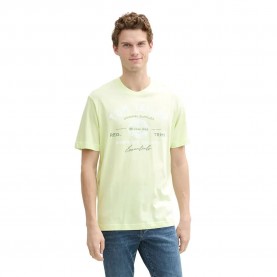 Тениска Tom tailor 1037735 Logo short sleeve T-shirt - Yellow (Lime Cream Green) тениска,мъжки,тениски,дамски,тениски,tom,tailor,1037735,logo,short,sleeve,t,shirt,yellow,(lime,cream,green)