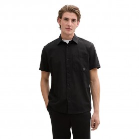 риза,с,дълъг,ръкав,мъжки,ризи,tom,tailor,relaxed,slubyarn,long,sleeve,shirt,black