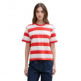 тениска,мъжки,тениски,дамски,тениски,tom,tailor,striped,boxy,short,sleeve,t,shirt,white,(white,red,pink,stripe)