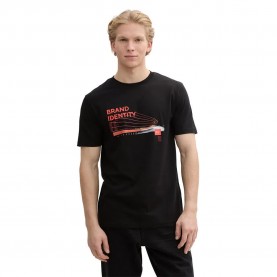 тениска,мъжки,тениски,tom,tailor,1045023,photo,print,short,sleeve,t,shirt,black,(black)