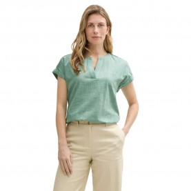 дамски,блузи,дамски,ризи,tom,tailor,1046189,short,sleeve,blouse,faded,green,(green)