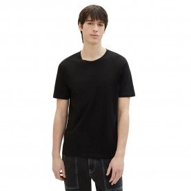 Тениска Tom tailor 1042368 short sleeve T-shirt 3 units - Black (Black) тениска,мъжки,тениски,дамски,тениски,tom,tailor,1042368,short,sleeve,t,shirt,3,units,black,(black)