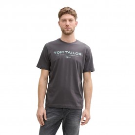 тениска,мъжки,тениски,tom,tailor,cotton,logo,print,short,sleeve,t,shirt,tarmac,grey,(grey)