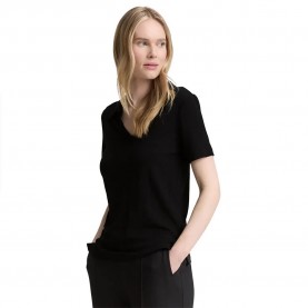 дамски,блузи,с,яка,tom,tailor,rib,short,sleeve,polo,black