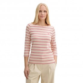 тениска,дамски,тениски,tom,tailor,striped,3,4,sleeve,t,shirt,multicolor,(multicolor,regular,stripe)
