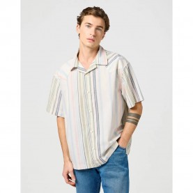 Риза с къс ръкав Wrangler Resort Relaxed Fit short sleeve shirt - Beige - (Natural Stripe) риза,с,къс,ръкав,мъжки,ризи,wrangler,resort,relaxed,fit,short,sleeve,shirt,beige,(natural,stripe)
