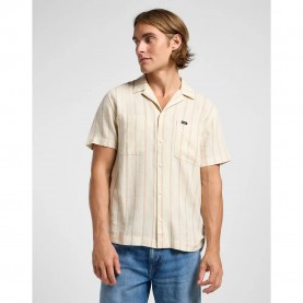 риза,с,къс,ръкав,мъжки,ризи,lee,camp,2,pocket,relaxed,fit,short,sleeve,shirt,beige