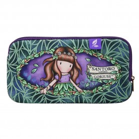 канцеларски,принадлежности,santoro,ltd,neopreno,gorjuss,elements,to,the,end,of,the,earth,pencil,case,multicolor,(purple)