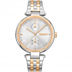 часовник,часовници,dkny,downtown,multi,38,mm,watch,silver,grey,yellow,gold,silver,grey,mineral,(golden)
